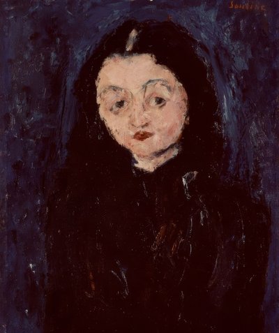 Weibliches Porträt – 20. Jahrhundert – Französischer Expressionismus von Chaim Soutine